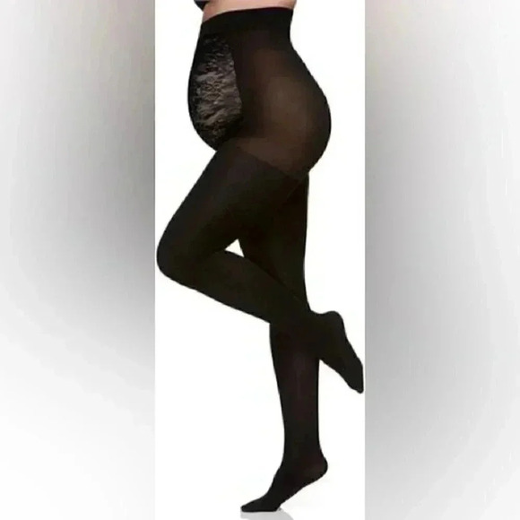 NWT Berkshire women's Maternity Opaque Pantyhose Tights - Picture 1 of 3